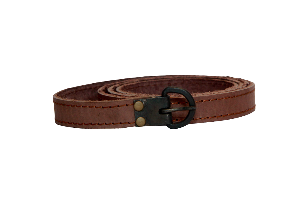 Ceinture médiévale multi epoque boucle acier forgé